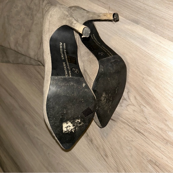 Chinese Laundry Taupe Over-the-Knee Boots - Picture 3 of 4